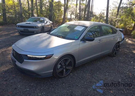 2025 Honda Accord Hybrid Sport из США, поврежденный, VIN 1HGCY2F56SA029490